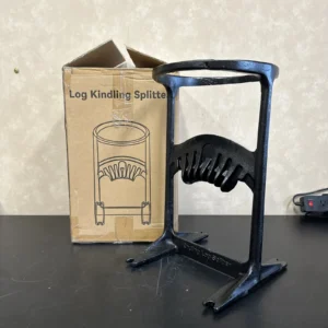 Firewood Kindling Splitter, Manual Log Splitter, Cast Iron Log Splitting Wedge